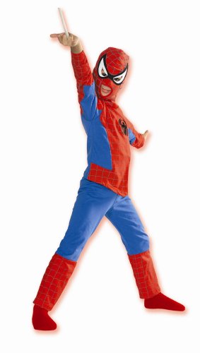 Childrens Toyshop  Toys : Spiderman Classic Cotton Costume - 5/7 Years