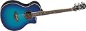 Yamaha APX700 Thinline Acoustic Electric Cutaway Guitar, Black