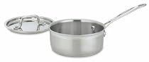 Cuisinart MultiClad Pro Stainless 1-1/2-Quart Saucepan with Cover