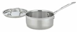 Cuisinart MCP19-16 MultiClad Pro Stainless-Steel 1-1/2-Quart Saucepan with Cover