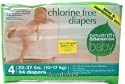 Diapers, Stage 4 (22-37 lbs), Chlorine Free, 34 ct.