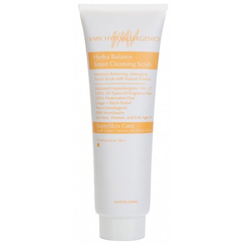 VMV Hypoallergenics SuperSkin Care Hydra Balance Smart Cleansing Scrub for Combination Skin 4.06 fl oz.