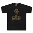 ZOMBIE APOCALYPSE - Skull - Black T-shirt