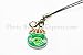 Rio the Movie Angry Birds Toy Phone Charm Strap with Mini Snap Hook - Green Pig with Crown