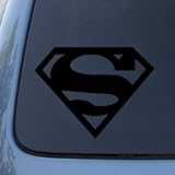  : SUPERMAN - Vinyl Decal Sticker #A1129 | Vinyl Color: Black