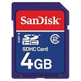 Sandisk 4GB MicroSDHC  Memory Card with SD Adapter (BULK Packaging)