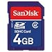 Sandisk 4GB MicroSDHC  Memory Card with SD Adapter (BULK Packaging)