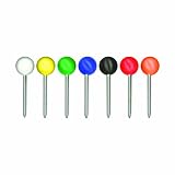 GEM Round Map Canvas Tacks, 3/16-Inch by 3/8-Inch, Assorted