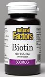 Biotin 300mcg (90Tablets) Brand: Natural Factors
