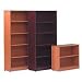 1 Shelf Bookcase In Medium Cherry - Executive Modular Furniture