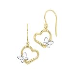 Heart Butterfly Earrings