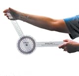 Baseline HiRes Plastic Goniometer - 360 Degree ISOM - 8"