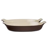 Review   / Le Creuset Chestnut Au Gratin Dishes, Set of 2