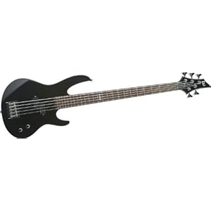 ESP LTD B-15 5-String Electric Bass Guitar Black