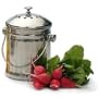 RSVP Endurance Stainless Steel 0.5 Gallon Mini Compost Pail