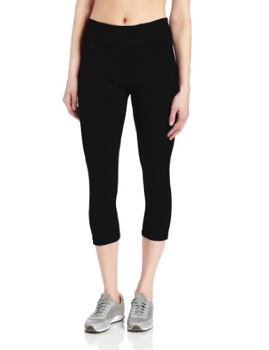 Calvin Klein Performance Women's Compression Crop With Body Shaping Panel, Black, Medium Picture