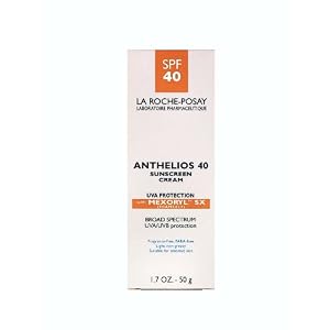 La Roche-Posay Anthelios 40 Suncreen Cream UVA Protection with Mexoryl SX, 1.7-Ounce Tube