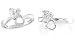 Heart Cut White CZ Solitaire Ring Sterling Silver