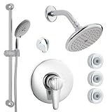 Hansgrohe 04163820 Metro E Trim, ThermoBalance III Shower Set, Brushed Nickel