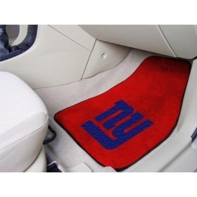 National Football League New York Giants 2-piece Carpeted Car Mats 18