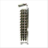 Wine Master Cellars Freestanding Island Four Foot Half Display Wine Rack with Island Endcap Display