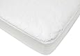 American Baby Company Waterproof Fitted Crib and Toddler Protective Mattress Pad Cover, White