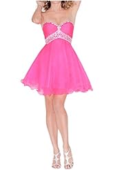Cocktail Organza Beaded 2015 Homecoming Dress/Prom Dress/Mini Dress 