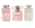 Versace Bright Crystal by Versace for Women 3 Piece Set Includes: 3.0 oz Eau de Toilette Spray + 3.4 oz Perfumed Body Lotion + 3.4 oz Perfumed Bath & Shower Gel