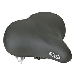 Sunlite Cloud-9, Bicycle Suspension Cruiser Saddle, Cruiser Gel, Black Emerald