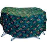Two Dogs Designs, 84 Round Table Cover, Bird of Paradise by Two Dogs