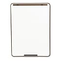 Quartet 21E-7 Quartet Oval Dry-Erase Board, 29 x 40, Metallic Bronze Finish Steel, Framed