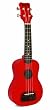 Kohala Tiki Soprano Ukulele - Red