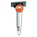 CM 4925 Cyclone Geared Trolley Chain Hoist, 3000 lbs Capacity, 10' Lift Height, For Low Headroom
