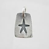 Little Sterling Silver Star Pendant, #9214