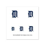 Detroit Tigers Fingernail Tattoos
