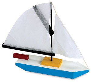  Model Kits - Wood Model Kit, Sailboat - Hobby Model Boat Building Kits