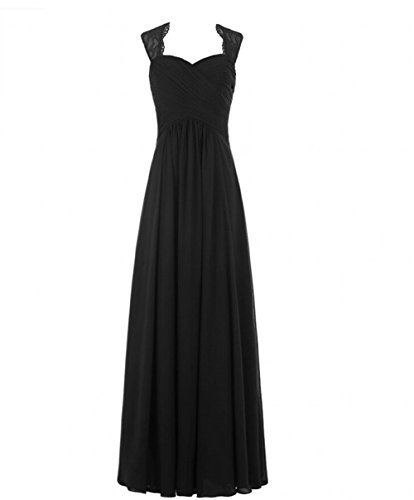 AK Beauty Women's Long Chiffon Bridesmaid Dresses