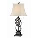 Elegant Multi S Scroll Metal Table Lamp (Set of 2)