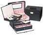 Leather Jewelry Box with Travel Attache