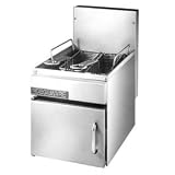 Countertop Gas Fryer, 16 Lb, Liq Pro