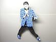 ELVIS PRESLEY Blue Pendulum / Swinging Legs Clock *NEW*
