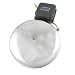Amico AC 220V 50W 250mm 10" Diameter Metal Electric Bell Gray Silver Tone