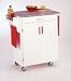 Kitchen & Housewares : Cart with Granite Top– Antique Oak