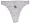 New York Yankees White Thong for women - Small