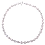 EXP Fresh Water White Pearl & Sterling Silver Necklace