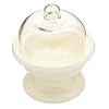 Kitchen Craft Classic Collection Individual Ceramic 13cm Cake Stand with Domed Glass Lid