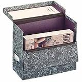 GLW591GRE Storage Case, Letter, 12-1/8Wx4-3/4Dx10-1/8H,Green Marble