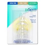 Dr. Brown's Sampler Pack Standard Silicone Nipples 3-Pack