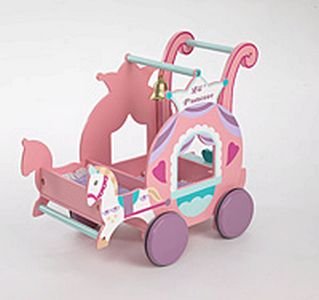 Childrens Toyshop  Toys : Walk A Buddies Princess Coach