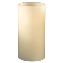 Flameless Pillar Candle - Vanilla (6")
